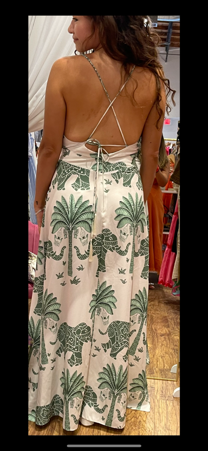 The Signature Palm Dress