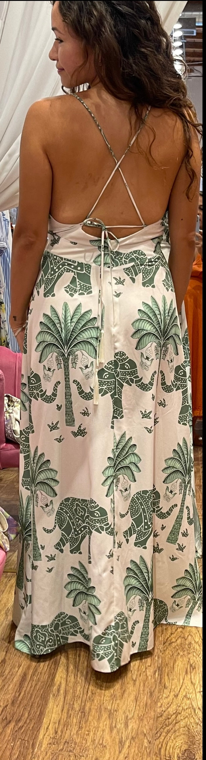 The Signature Palm Dress